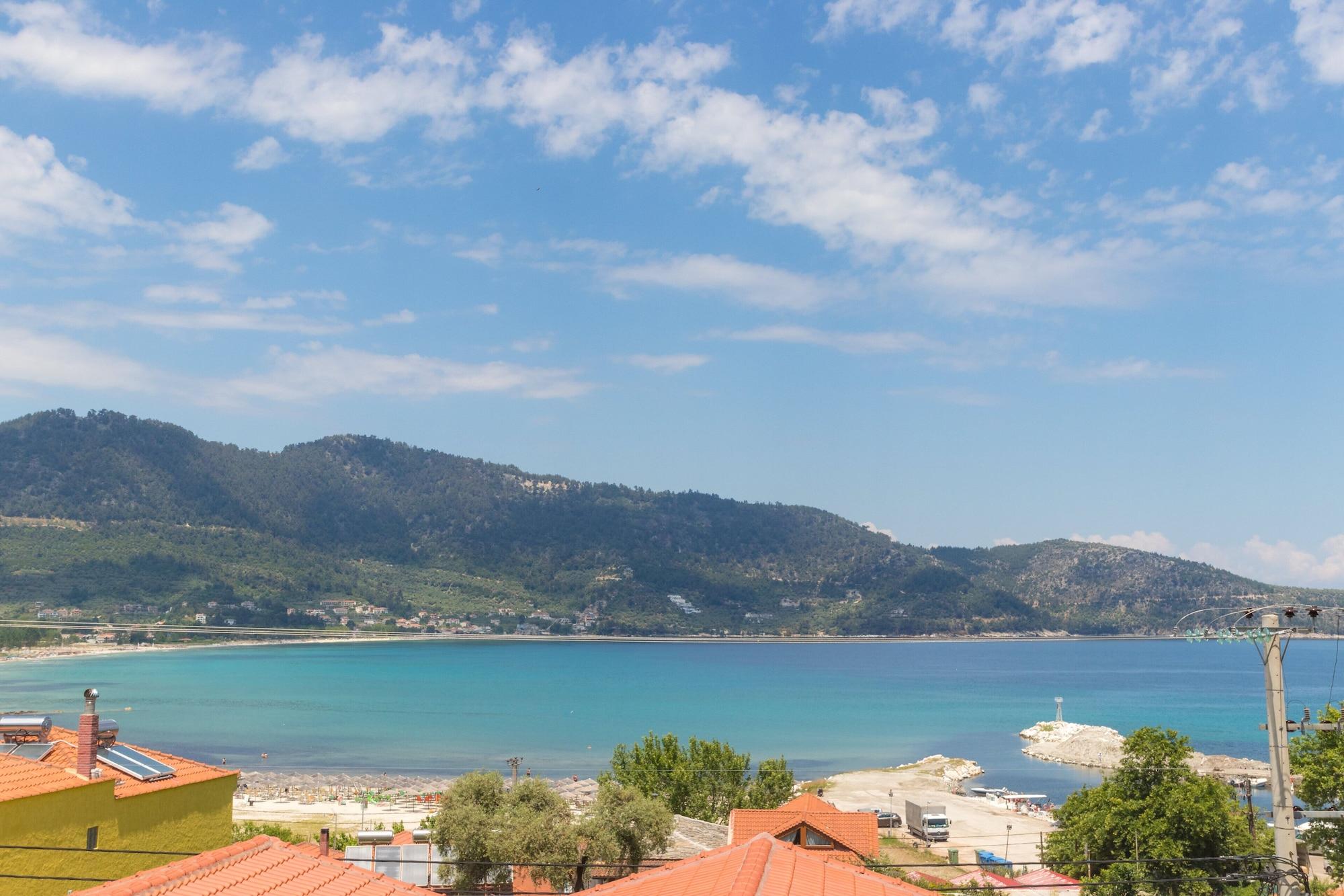 Ntinas Villa With Sea View Skala Potamia  Esterno foto