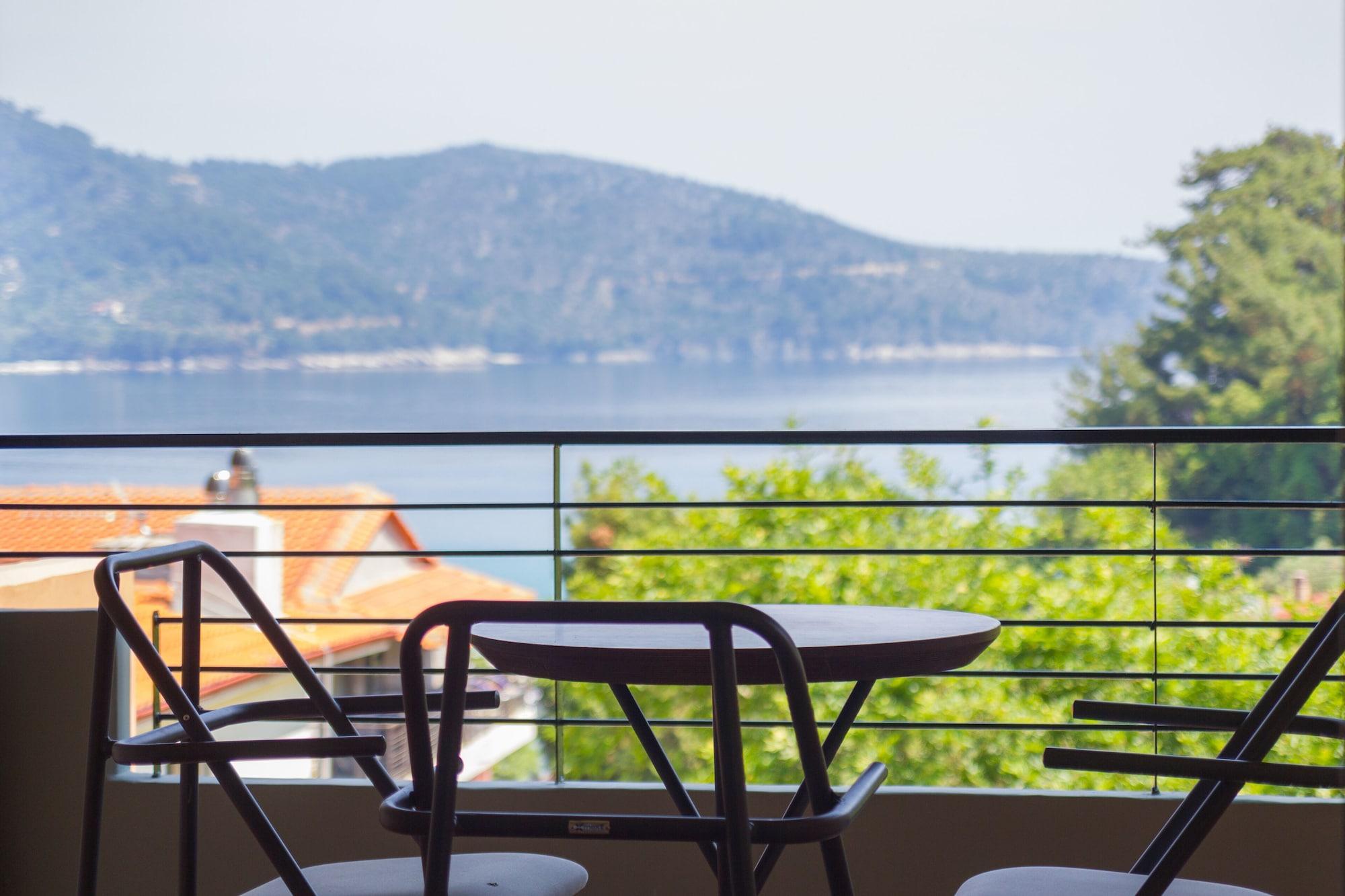Ntinas Villa With Sea View Skala Potamia  Esterno foto