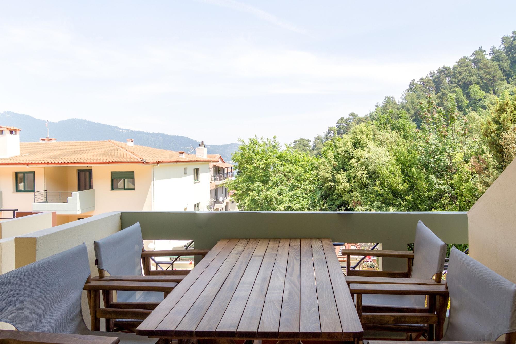 Ntinas Villa With Sea View Skala Potamia  Esterno foto