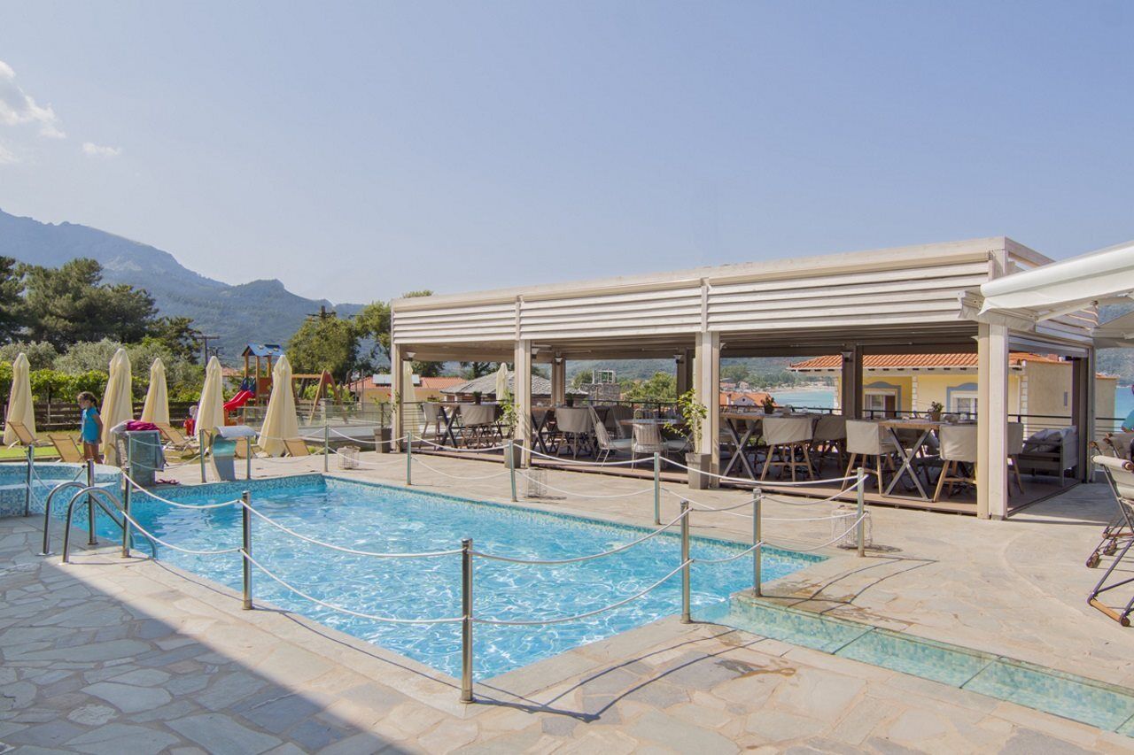 Ntinas Villa With Sea View Skala Potamia  Esterno foto
